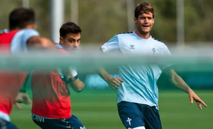 El Celta retoma los entrenamientos en Mos con seis bajas