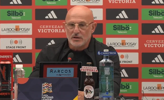 De la Fuente explica que Yamal estuvo entre algodones por un golpe, pero está perfecto