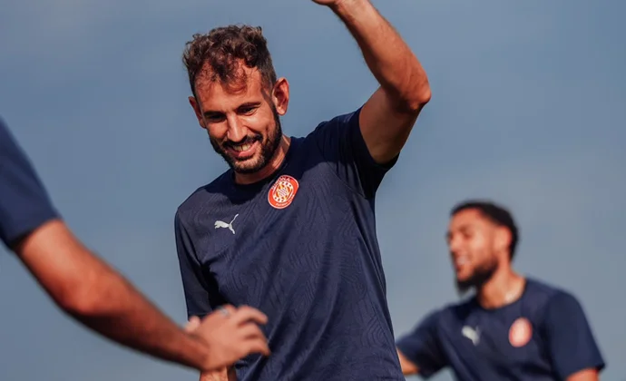 El Girona retoma la actividad pendiente de Yangel Herrera y sin los siete internacionales