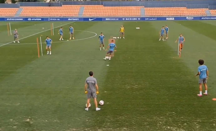 Lemar, único jugador al margen en la sesión del jueves