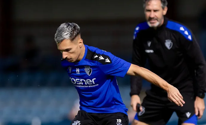 Osasuna avanza en su preparación con las mismas tres bajas que ayer