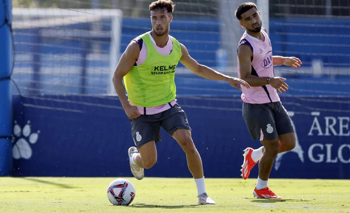 El Espanyol cierra la semana de trabajo sin recuperar a Calero y Cabrera