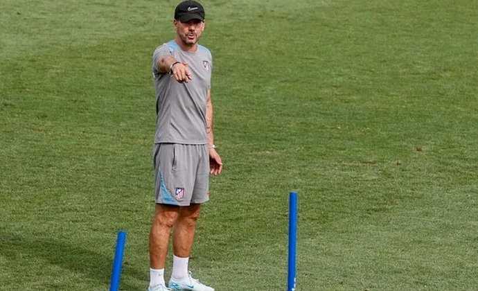 El Atlético inicia la semana de trabajo con Lemar sobre el verde y Musso en el gimnasio