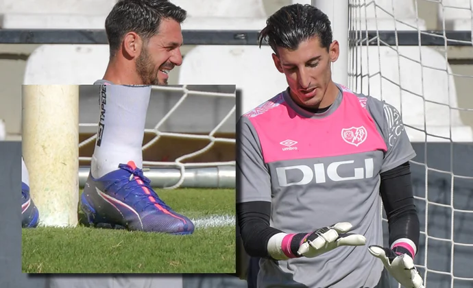 Cárdenas vuelve al grupo, aunque con un tobillo vendado