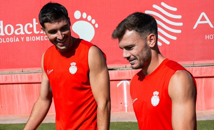 Muriqi, Mascarell y Navarro vuelven a Son Bibiloni y realizan sesión de recuperación al margen