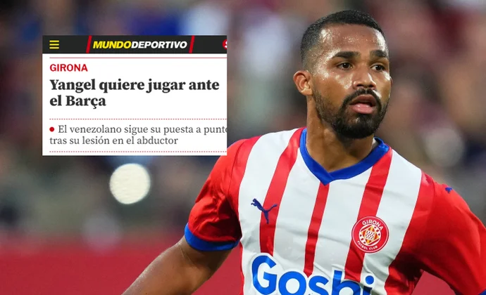 Mundo Deportivo cree en la disponibilidad de Yangel Herrera contra el Barça