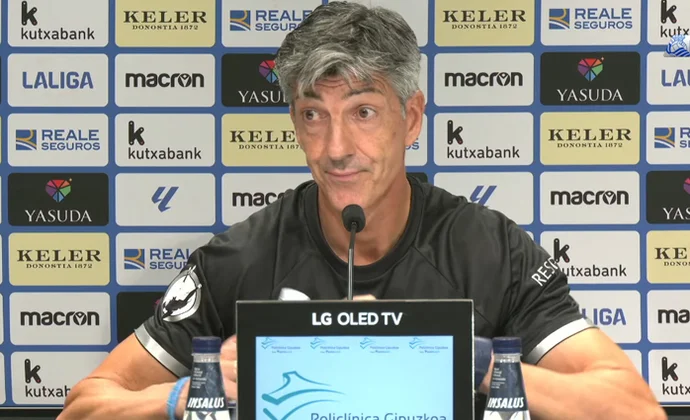 Imanol habla de Oyarzabal, Pacheco, Aguerd, Oskarsson, Sucic, Mbappé, el lateral derecho y el Real Madrid