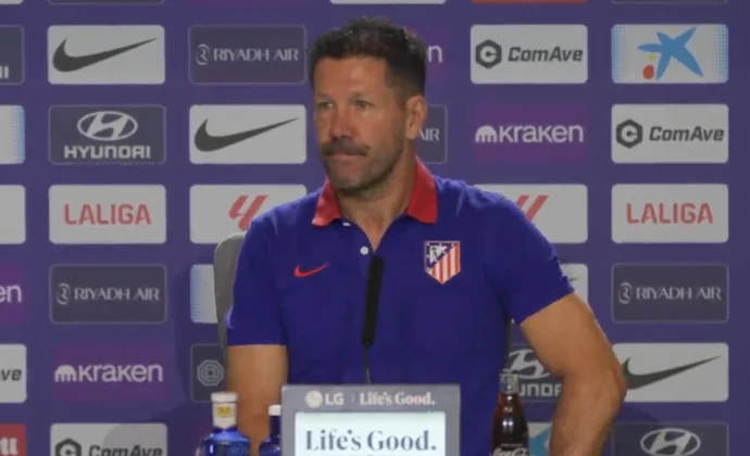 Simeone lamenta la baja de Barrios y habla del Valencia