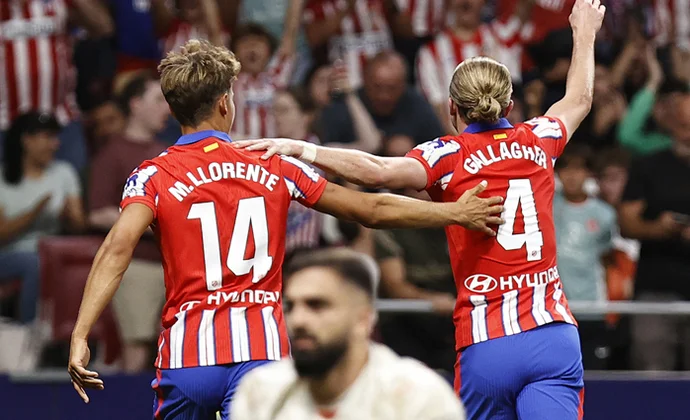 Jornada 5: Atlético 3-0 Valencia. Estadísticas y puntos fantasy