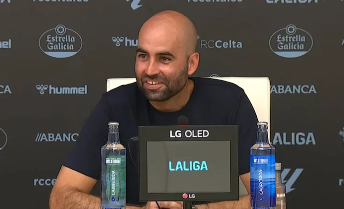 Giráldez analiza el triunfo y habla de Guaita, Hugo Álvarez, Marcos Alonso, Aidoo y la cantera