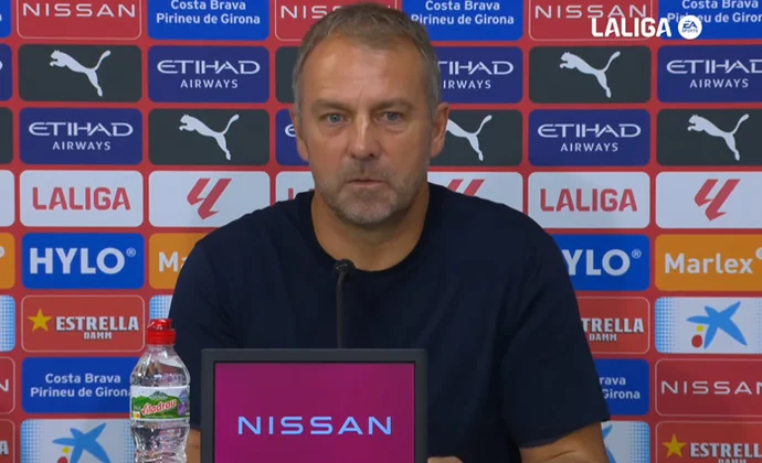 Flick analiza el triunfo y habla de Yamal, Pedri y Olmo