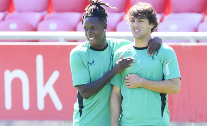 Yeray y Unai Simón, únicas bajas en la vuelta al trabajo en Lezama