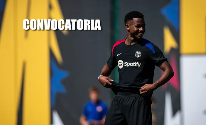 Ansu Fati recibe el alta médica y vuelve a una convocatoria