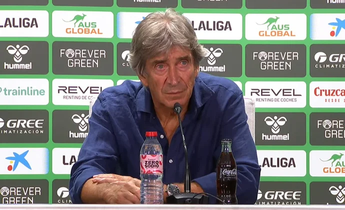 Pellegrini analiza el triunfo y habla de Lo Celso, Vitor Roque, Altimira, Bellerín, Sabaly, R. Rodríguez y Perraud