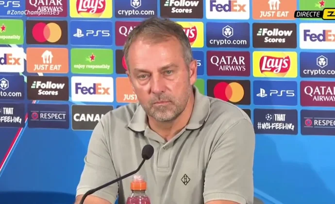 Flick analiza la derrota y habla de Casadó, Ansu Fati y Yamal