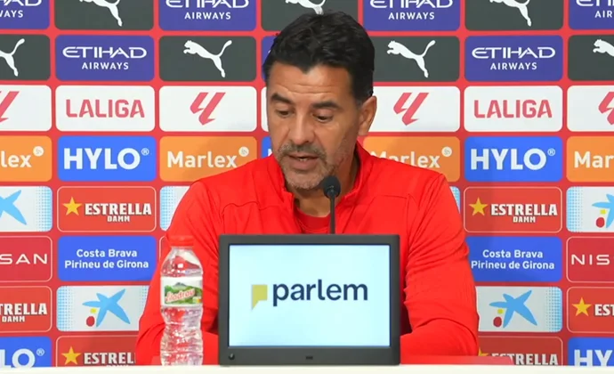 Míchel deja entrever rotaciones, explica la baja de Portu, habla del Valencia y teme por el estado físico