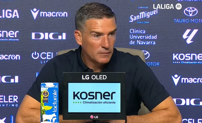 Carrión termina satisfecho con la derrota y habla de Sandro, Essugo, Fabio Silva, Marvin y Mármol