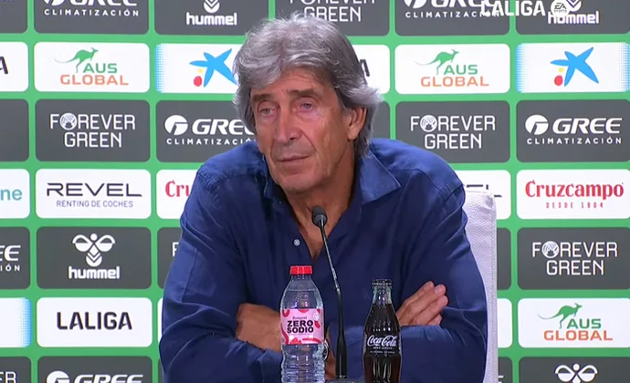 Pellegrini, sobre la derrota, la falta de gol del Chimy y las rotaciones