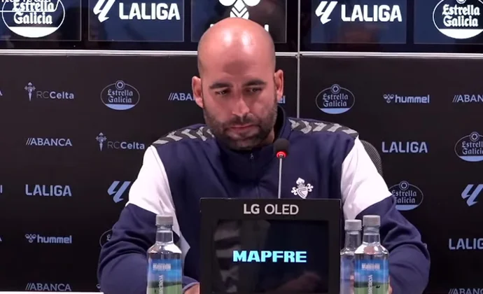 Giráldez, sobre Aspas, Aidoo, Mingueza, las rotaciones y el Atlético