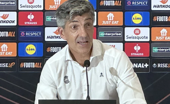 Imanol analizó el empate y habló de Barrenetxea, Jon Martín, Pacheco y Odriozola