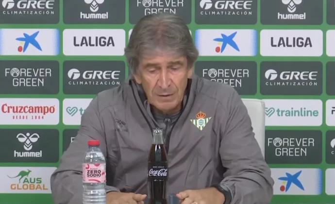 Pellegrini, sobre Vitor Roque, Bartra, Bakambu, Cardoso, Sabaly, Ruibal, Natan, Llorente, Rui Silva y Las Palmas