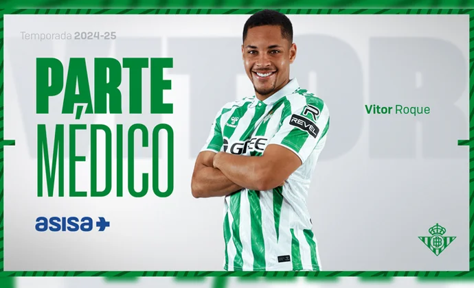 Parte médico oficial de Vitor Roque, duda para el fin de semana