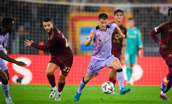 Europa League: Roma 1-1 Athletic. Estadísticas y puntos fantasy