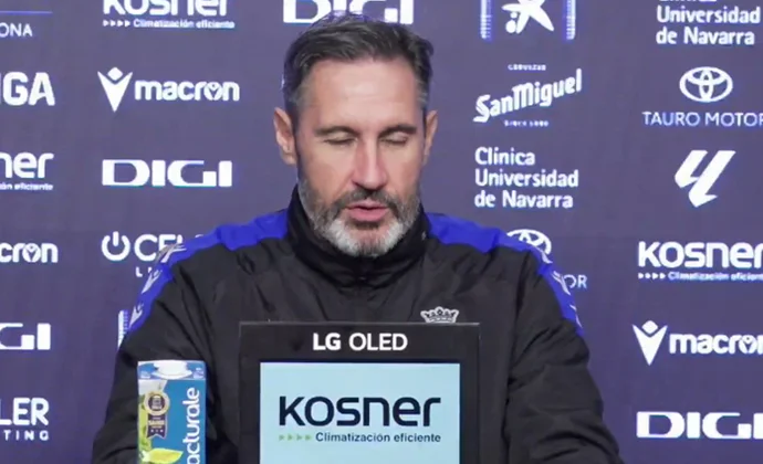 Vicente Moreno explica cómo llega el equipo y habla de Moncayola y el Barcelona