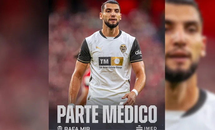 Parte médico oficial de Rafa Mir y periodo mínimo de baja