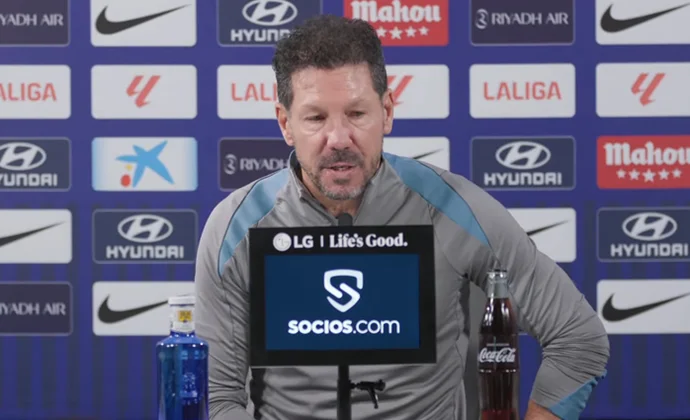Simeone habla del derbi, del sistema de juego y del Real Madrid