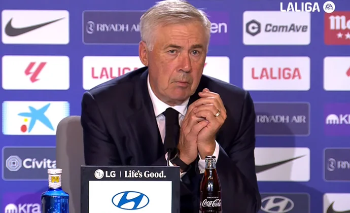Ancelotti expresa sus sensaciones y habla de Militao, Rudiger, Camavinga, Tchouaméni, Fran García y Courtois