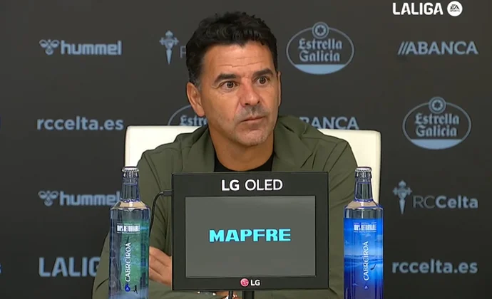 Míchel analiza el empate, habla de las lesiones de Romeu y Blind y de la posición del neerlandés
