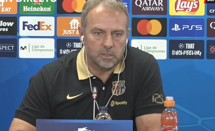 Flick habla de De Jong, Szczesny, la baja de Eric García y el Young Boys