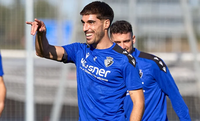 Moncayola continúa trabajando al margen este martes