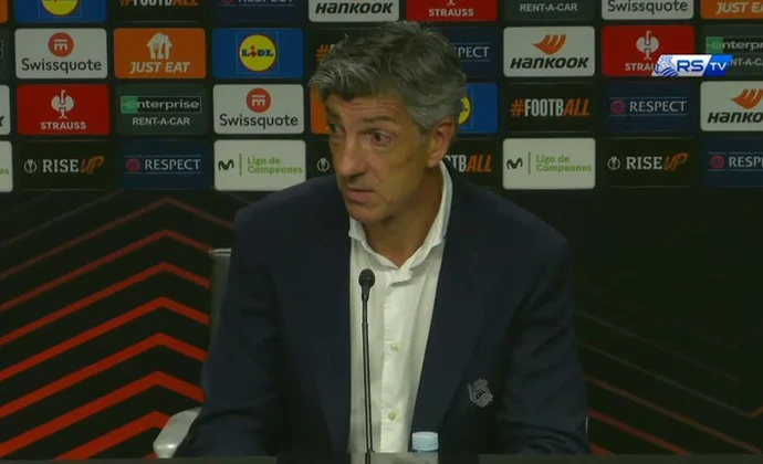 Imanol analiza la derrota y defiende su alineación con rotaciones