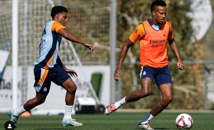 Rodrygo y Militao completan la sesión del viernes y Ceballos parcialmente