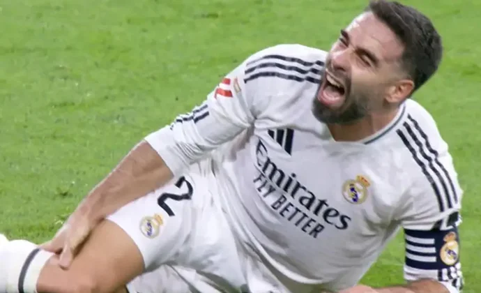 Dani Carvajal sufre una grave lesión de rodilla
