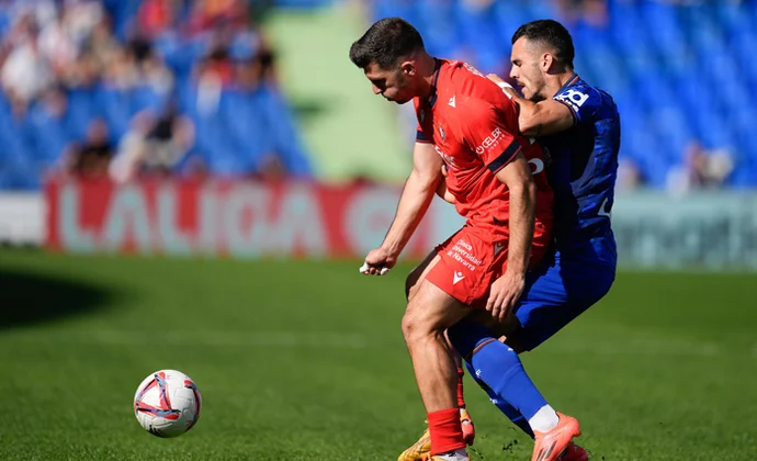 Jornada 9: Getafe 1-1 Osasuna. Estadísticas y puntos fantasy