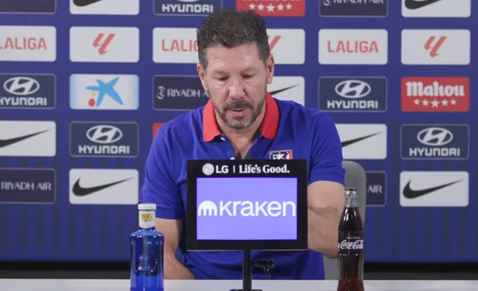 Simeone habla del momento del equipo y del partido contra la Real Sociedad