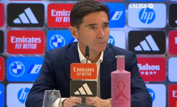 Marcelino analizó la derrota y habló de Thierno Barry y los fueras de juego