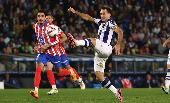 Jornada 9: Real Sociedad 1-1 Atlético. Estadísticas y puntos fantasy