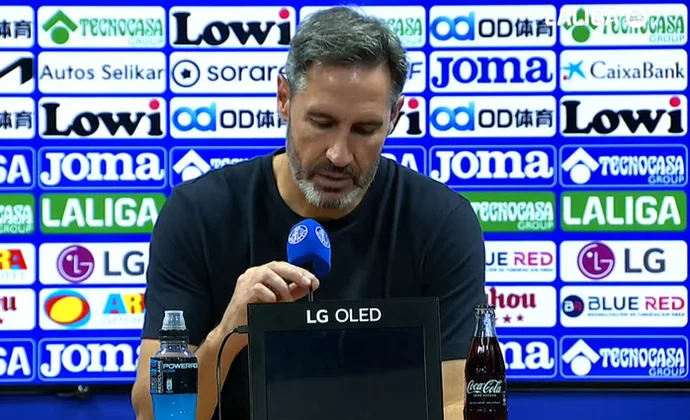 Vicente Moreno valoró el empate y felicitó a los jugadores