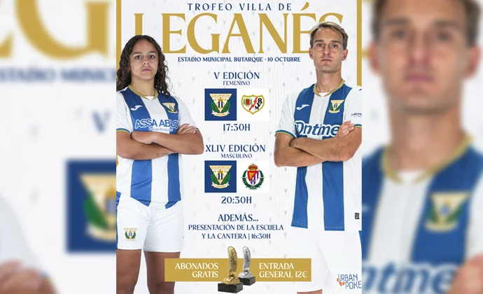 Leganés y Valladolid disputarán el Trofeo Villa de Leganés este jueves