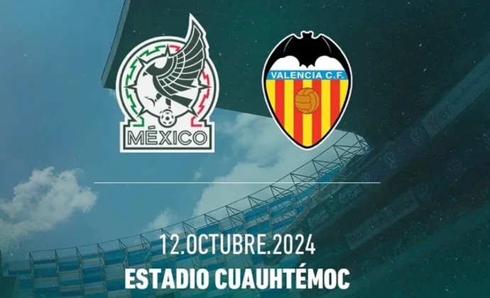El Valencia disputará un amistoso contra la selección de México este domingo en Puebla