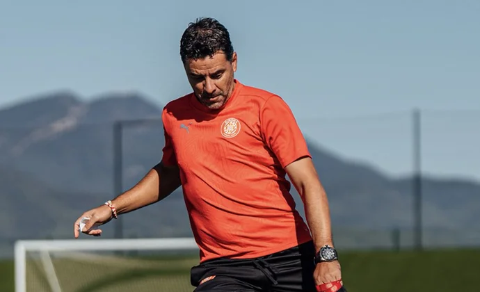 El Girona completa la segunda sesión de la semana sin recuperar efectivos