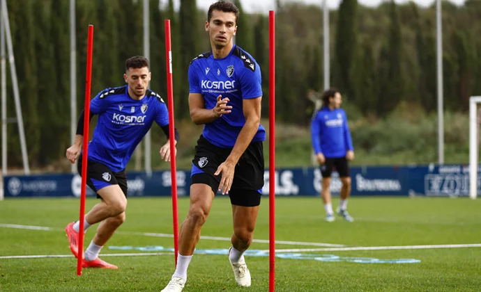 Última sesión en Tajonar con Unai García recuperado e Iker Muñoz evolucionando