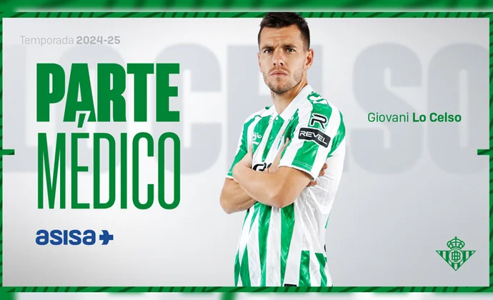 El parte médico oficial de Lo Celso confirma la lesión, pero evita hablar de tiempo de baja