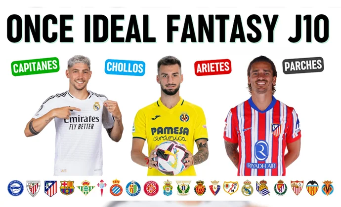 Once ideal fantasy para la J10 + mejores picks de capitanes y arietes, por Scouting Biwenger