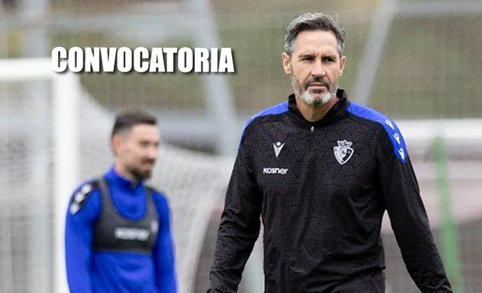 Muñoz y Kike Barja siguen fuera de la convocatoria