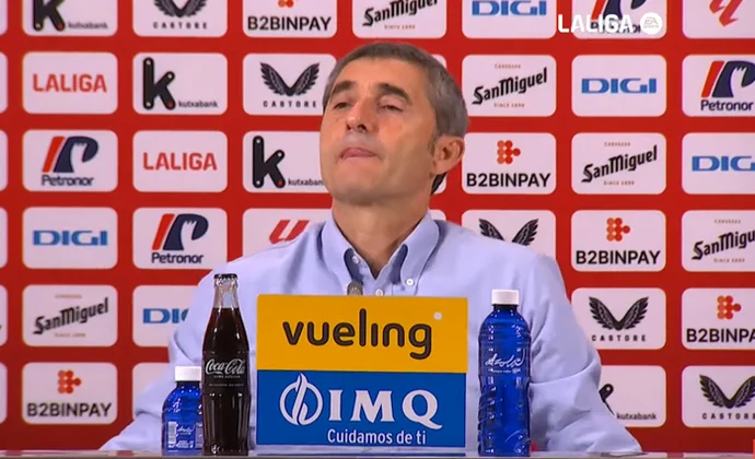 Valverde, sobre el tiunfo, el juego por dentro, la posición y cambio de Berenguer y Nico Serrano